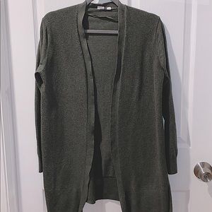 Open front cardigan sweater